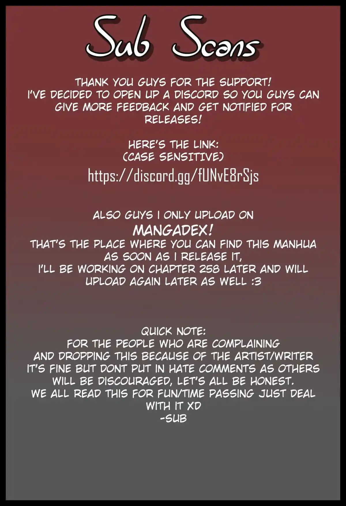 I’m The Great Immortal Chapter 257