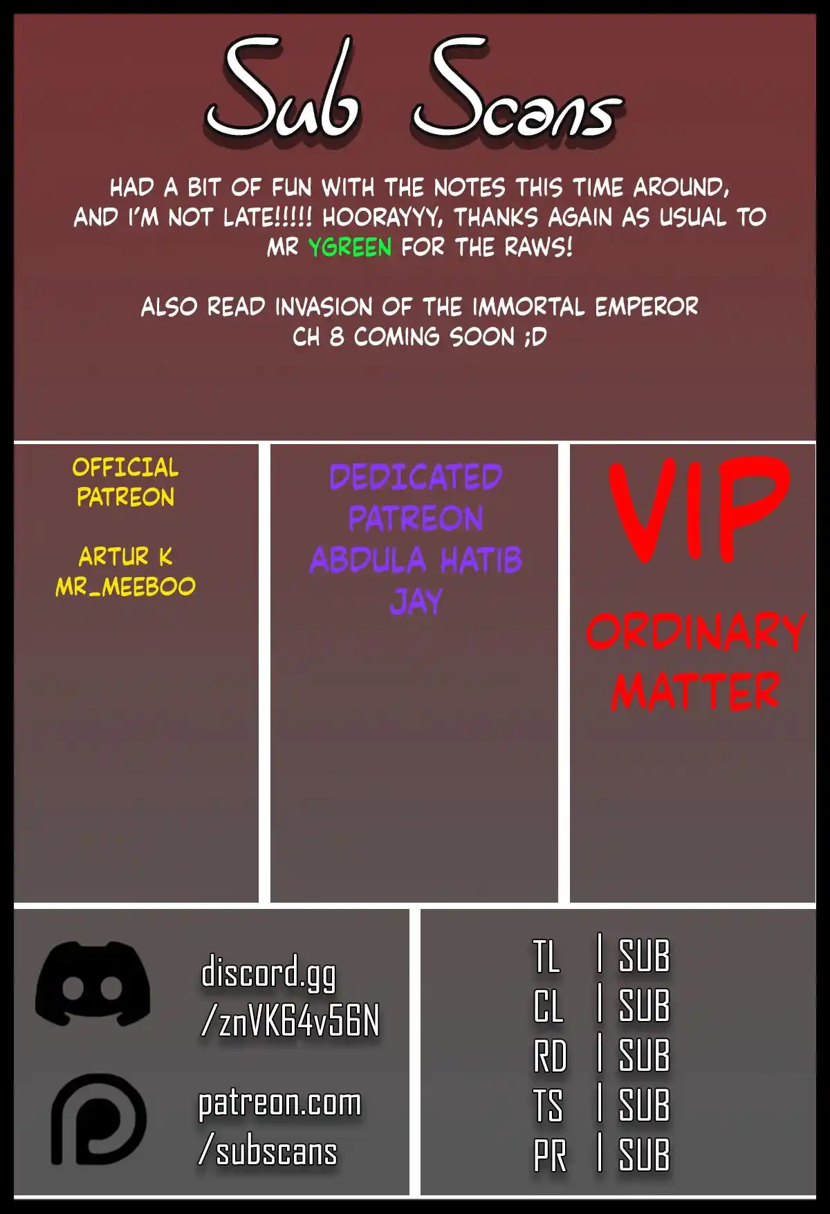 I’m The Great Immortal Chapter 267