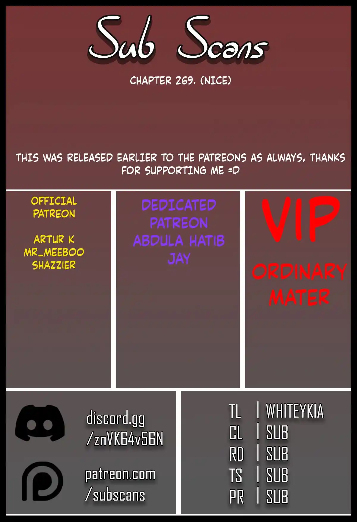 I’m The Great Immortal Chapter 269