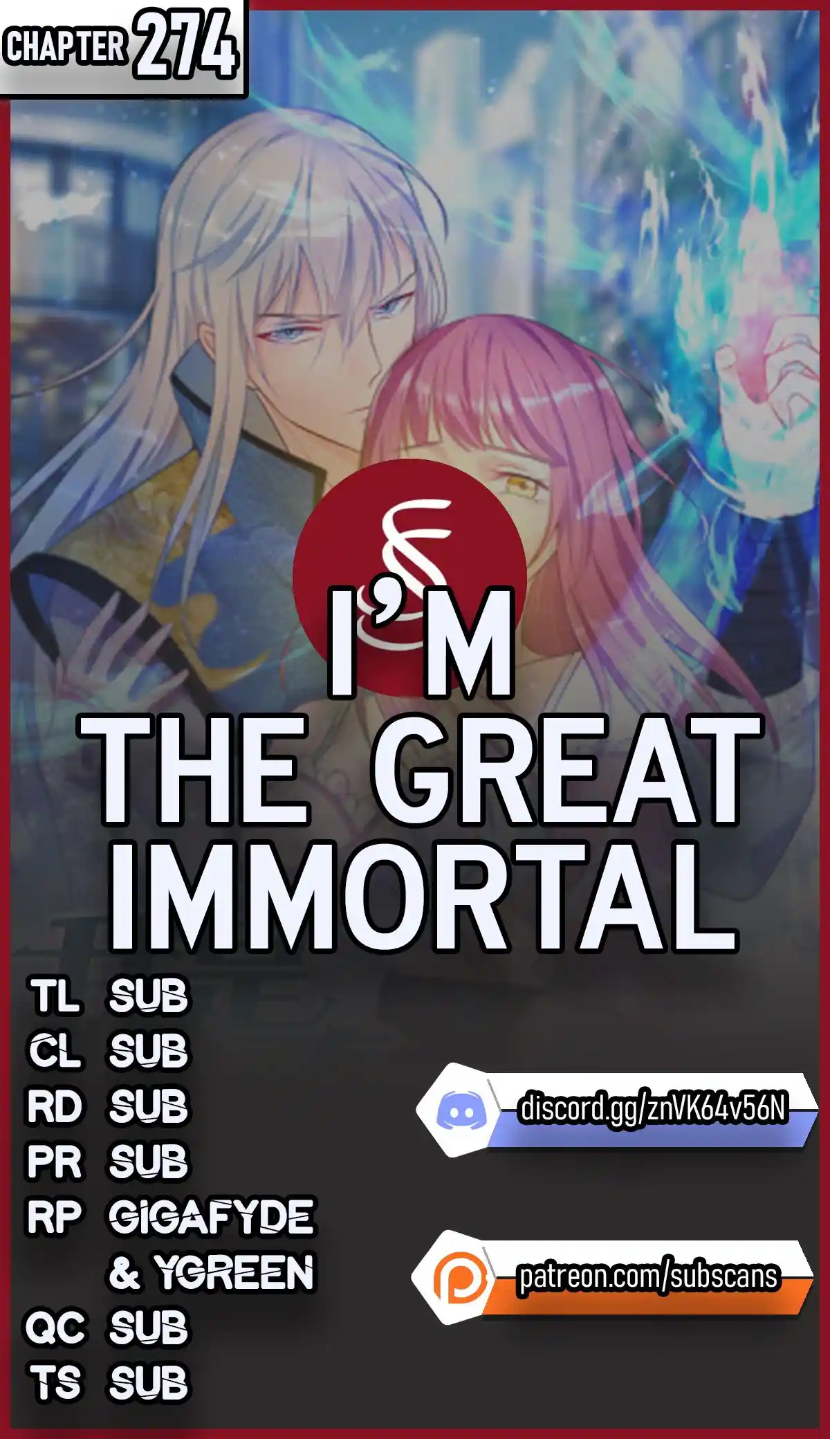 I’m The Great Immortal Chapter 274