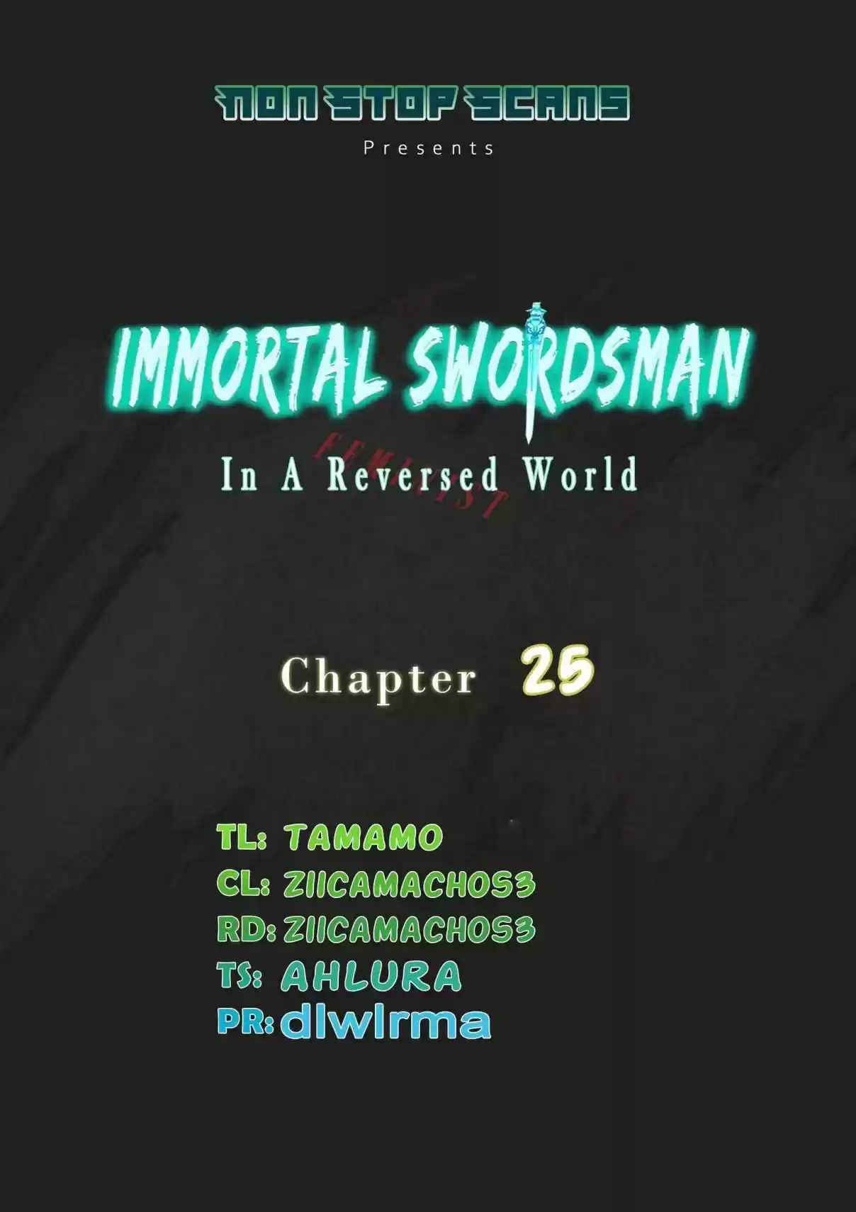 Immortal Swordsman in The Reverse World Ch. 25