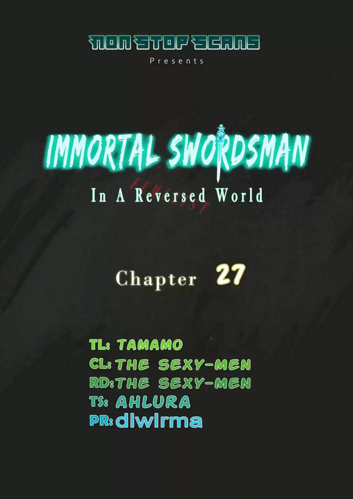 Immortal Swordsman in The Reverse World Ch. 27