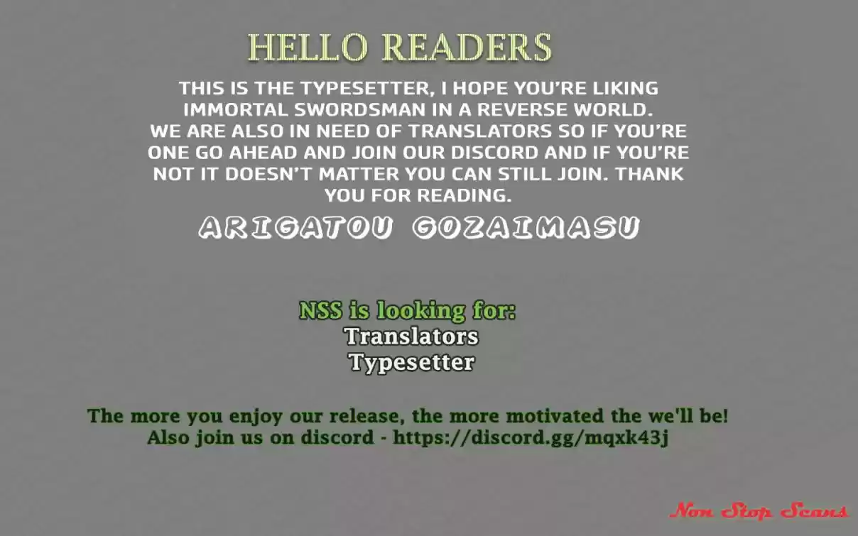 Immortal Swordsman in The Reverse World Ch. 3