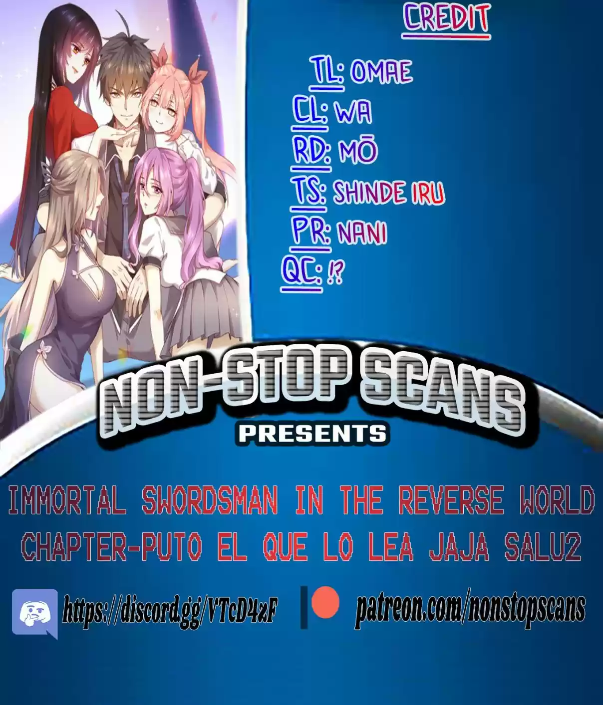 Immortal Swordsman in The Reverse World Ch. 54