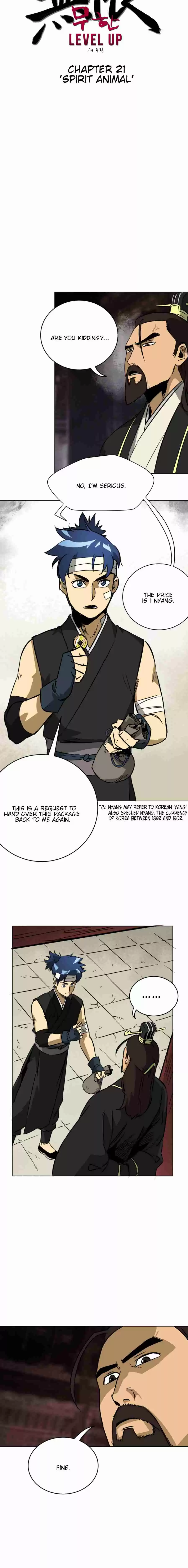 Infinite Level Up in Murim 21 spirit animal