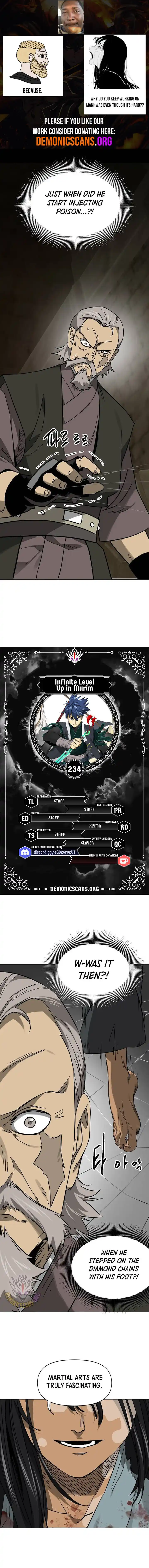 Infinite Level up in Murim Ch.235