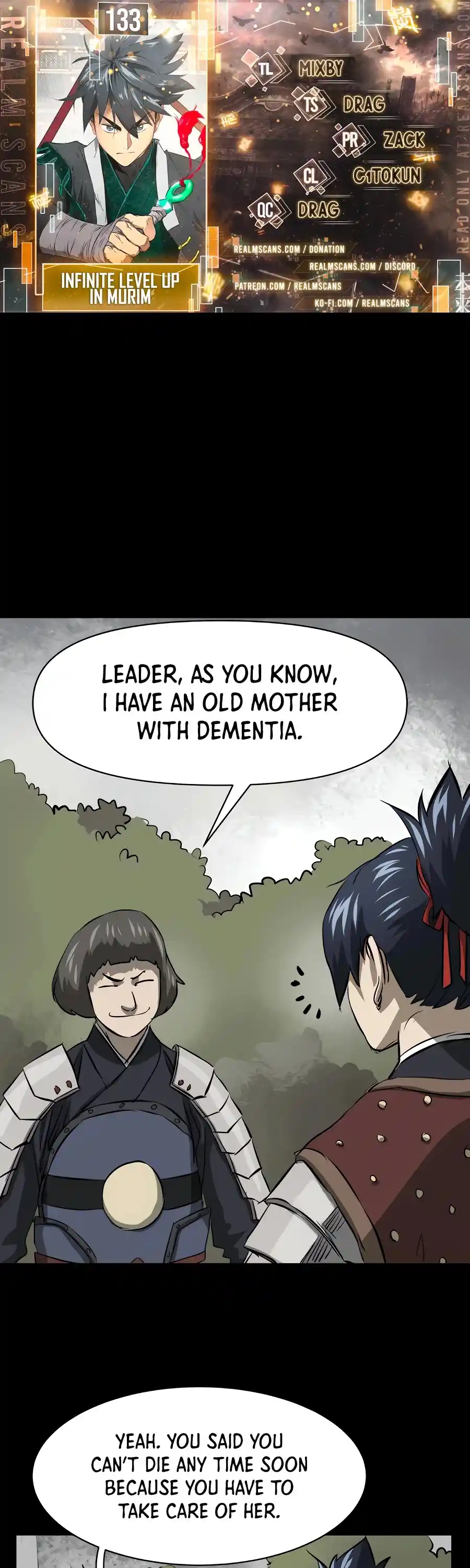 Infinite Leveling: Murim Chapter 133