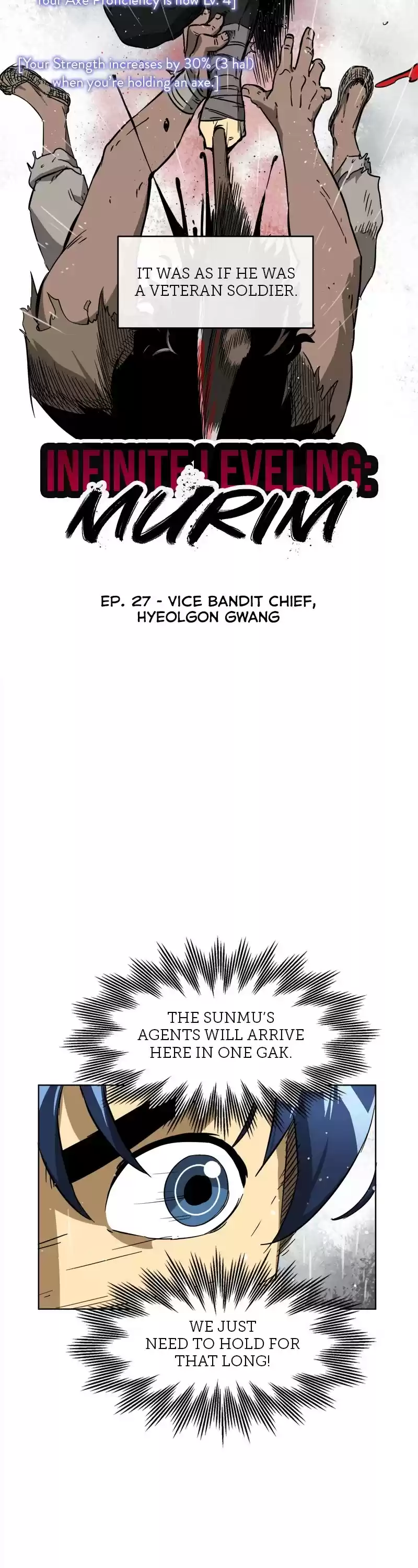 Infinite Leveling: Murim Chapter 27: Ep. 27 - Vice Bandit Chief, Hyeolgon Gwang