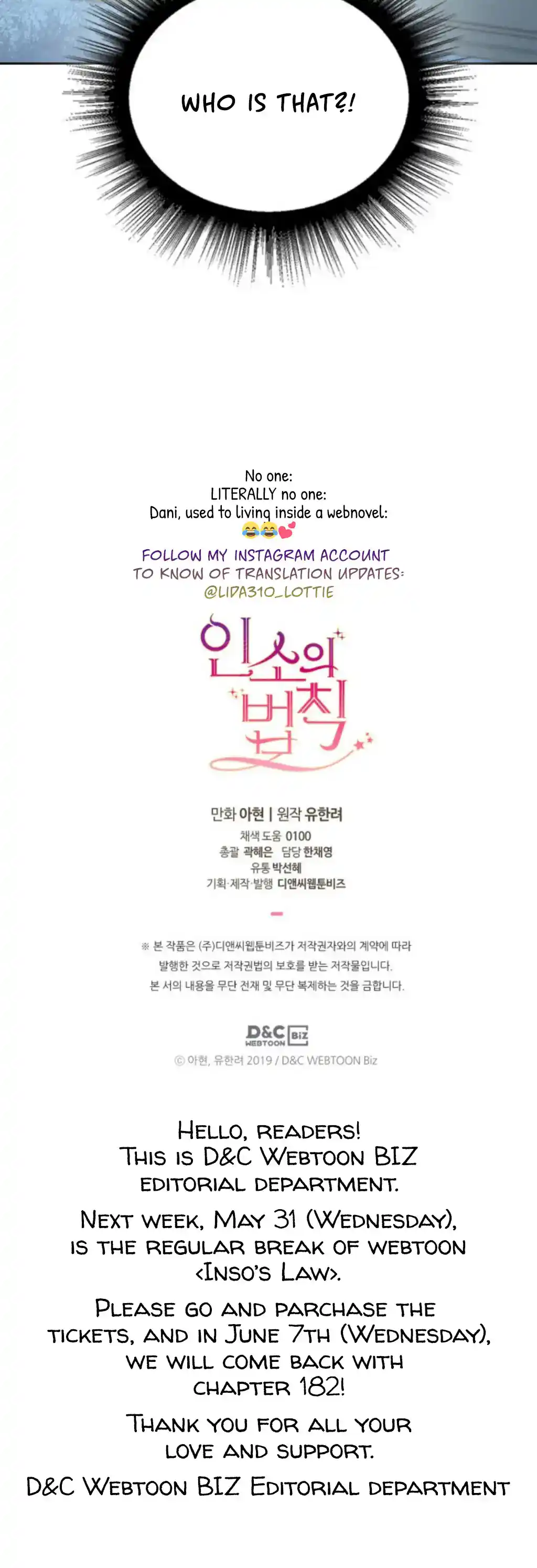 Inso’s Law Chapter 181