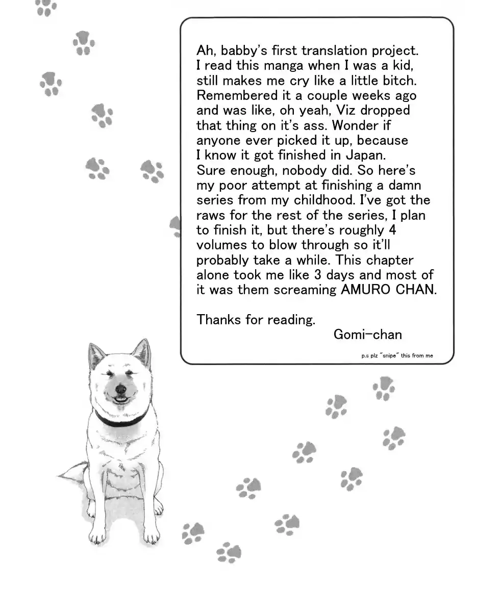 Inubaka Vol. 16 Ch. 163 Important Poo