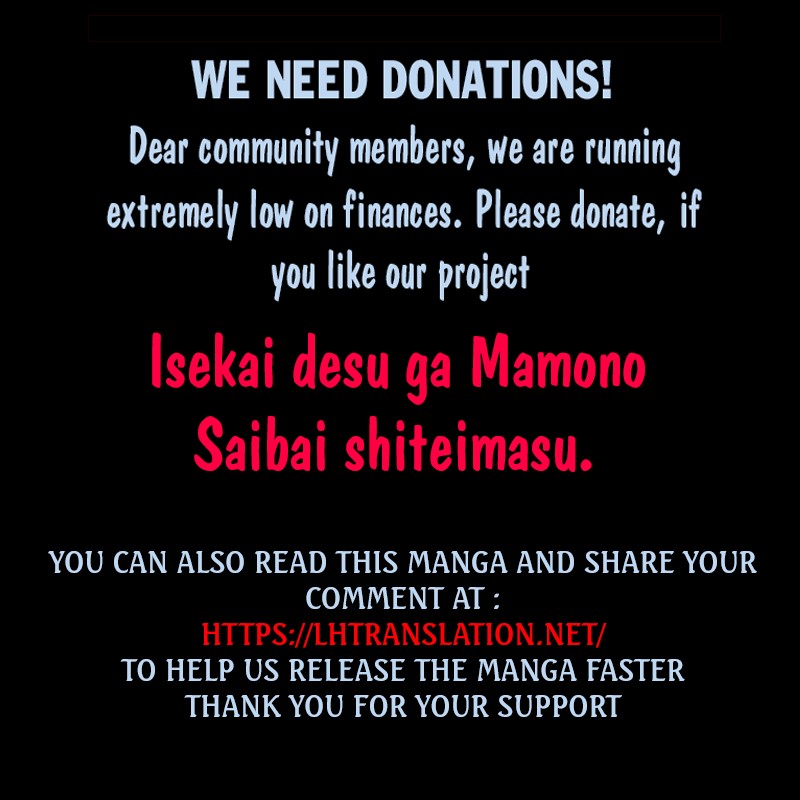Isekai desu ga Mamono Saibai shiteimasu. Ch. 29 Long Time No See