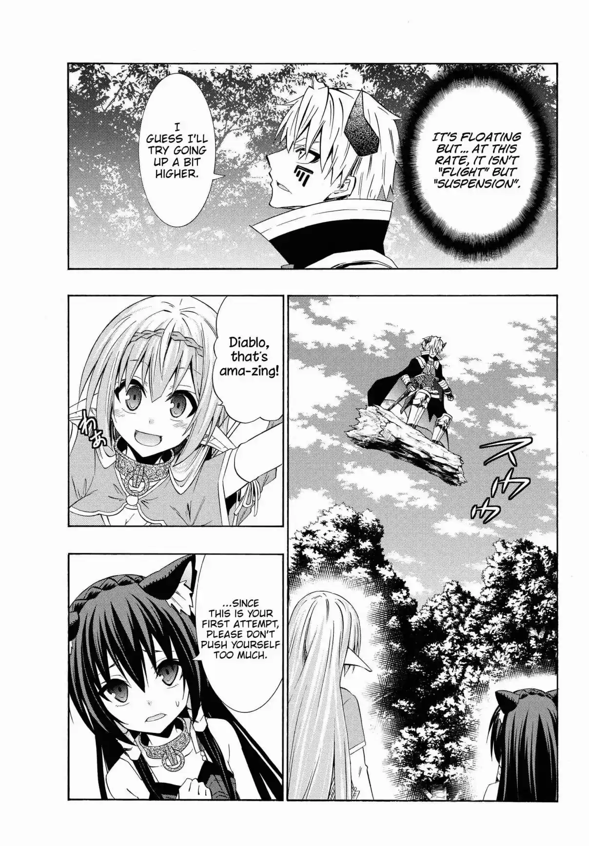 Isekai Maou to Shoukan Shoujo Dorei Majutsu Ch. 41.2 Trying Out Flying Through the Sky I