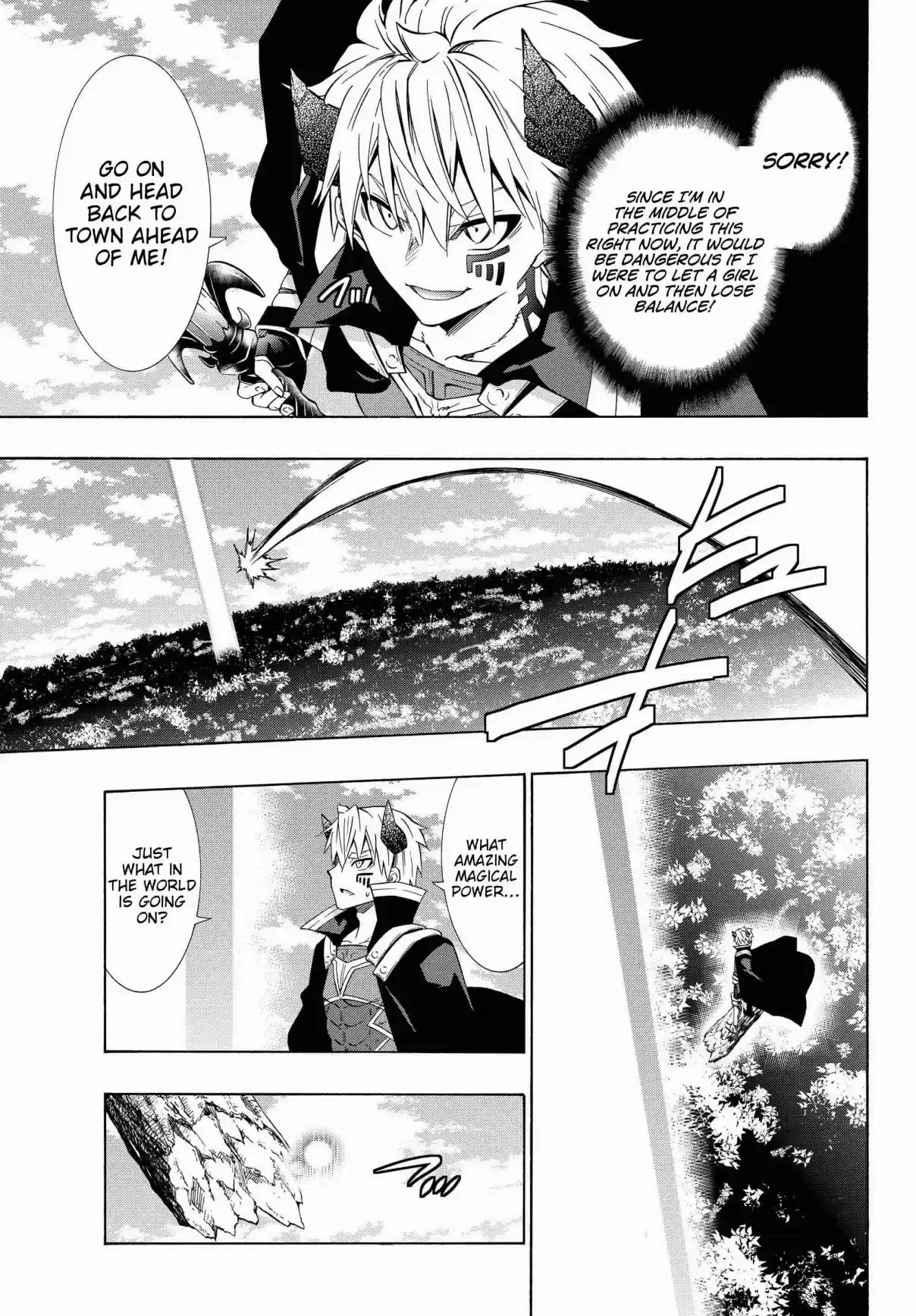 Isekai Maou to Shoukan Shoujo Dorei Majutsu Ch. 41.2 Trying Out Flying Through the Sky I