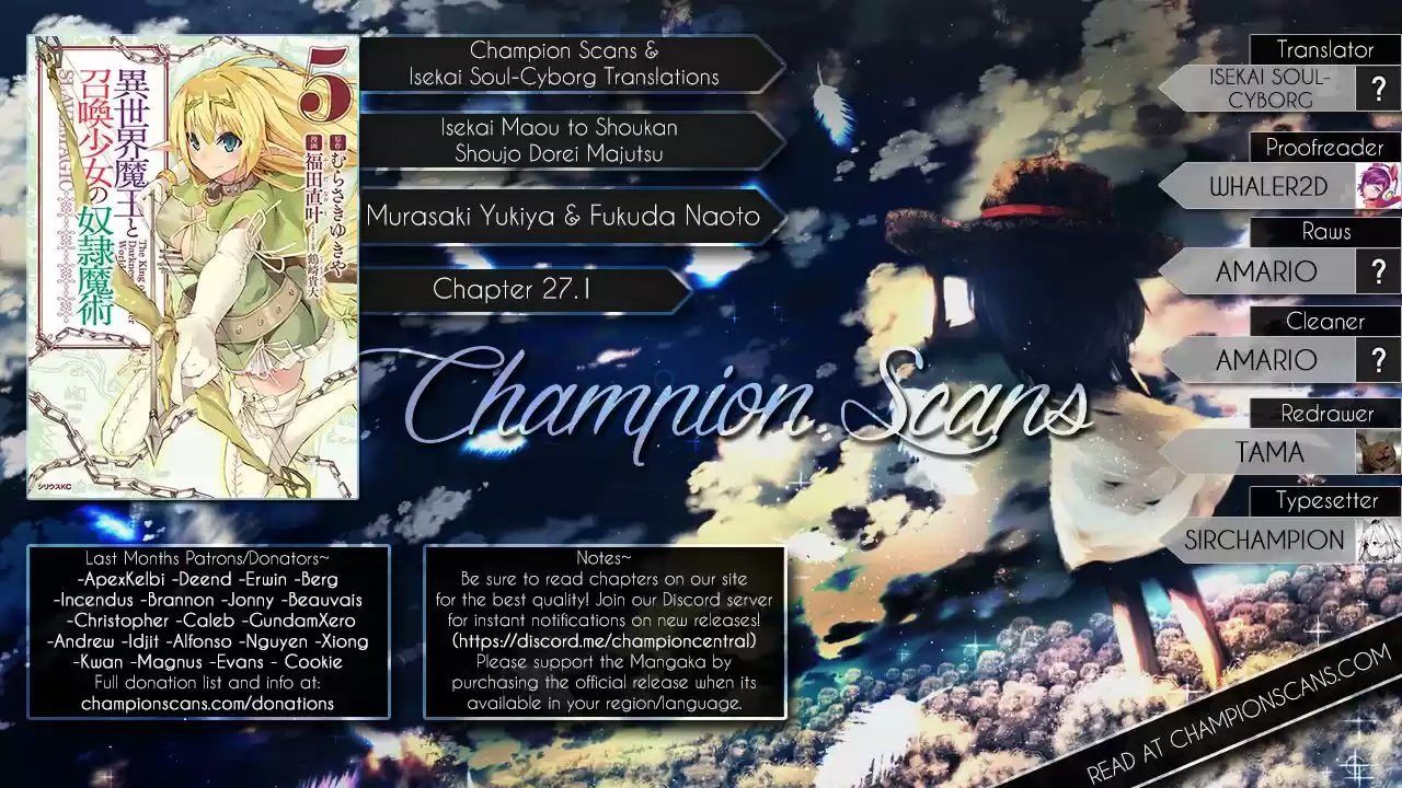 Isekai Maou to Shoukan Shoujo Dorei Majutsu ch.027.1