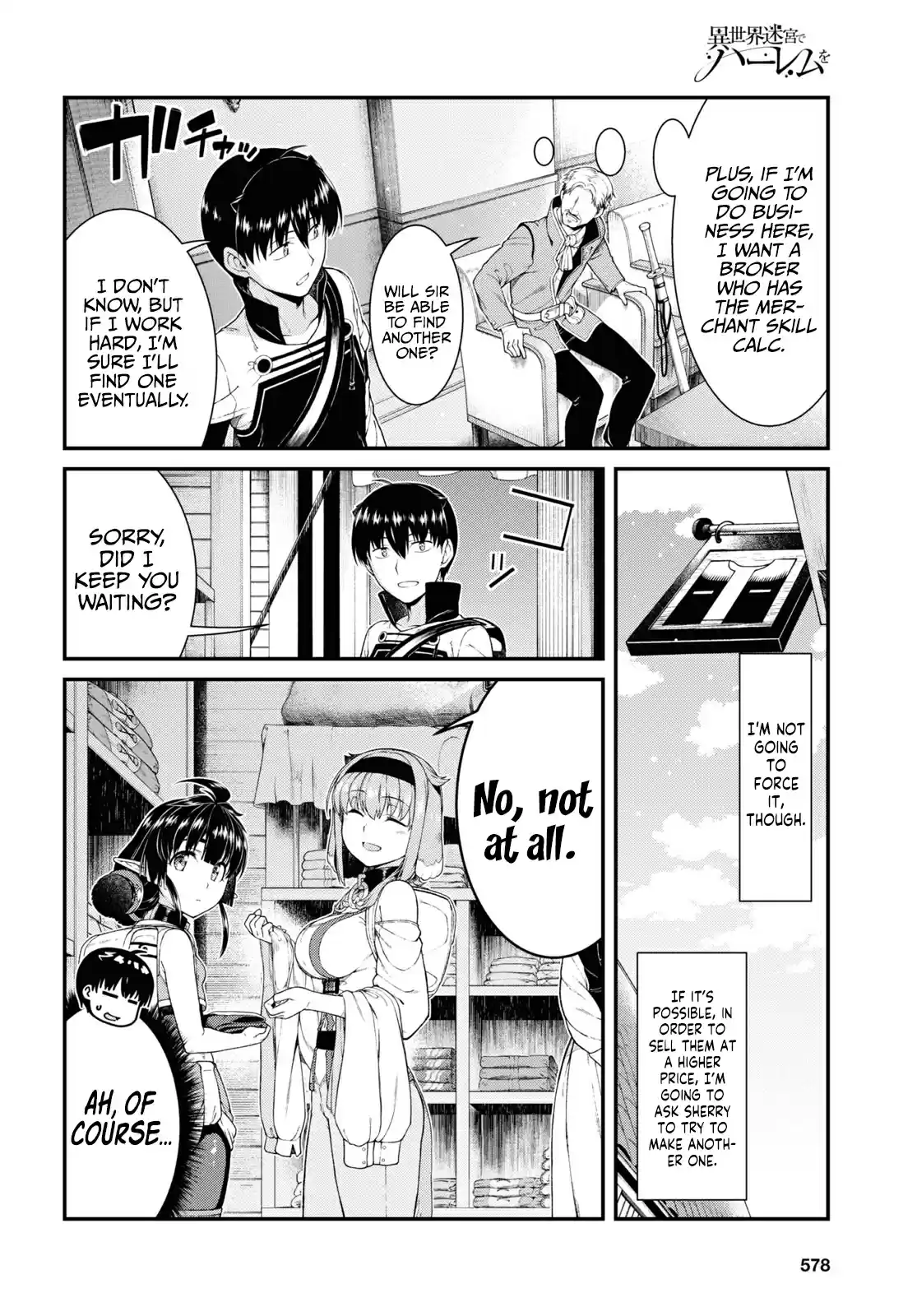 Isekai Meikyuu De Harem O Chapter 52