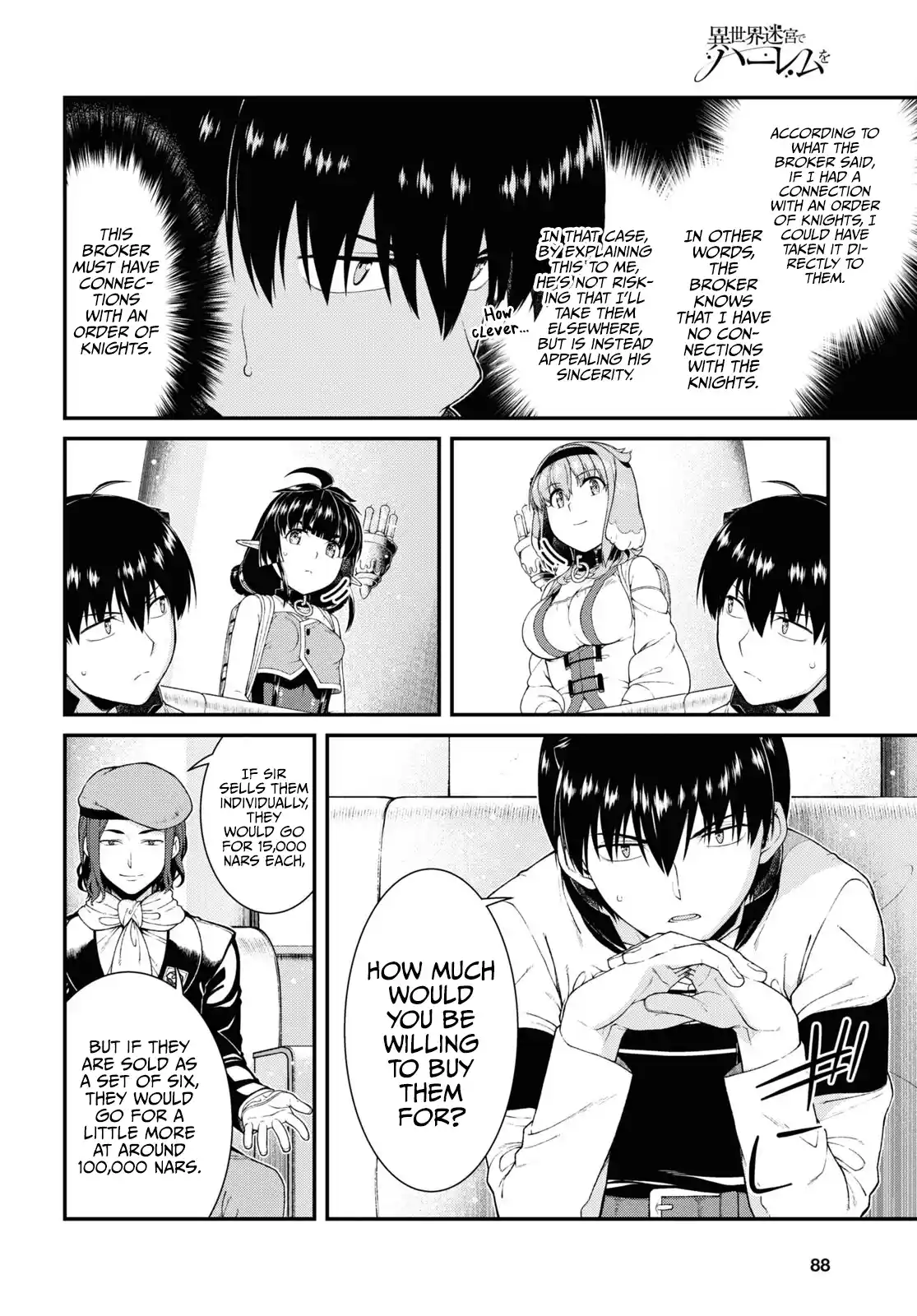 Isekai Meikyuu De Harem O Chapter 57