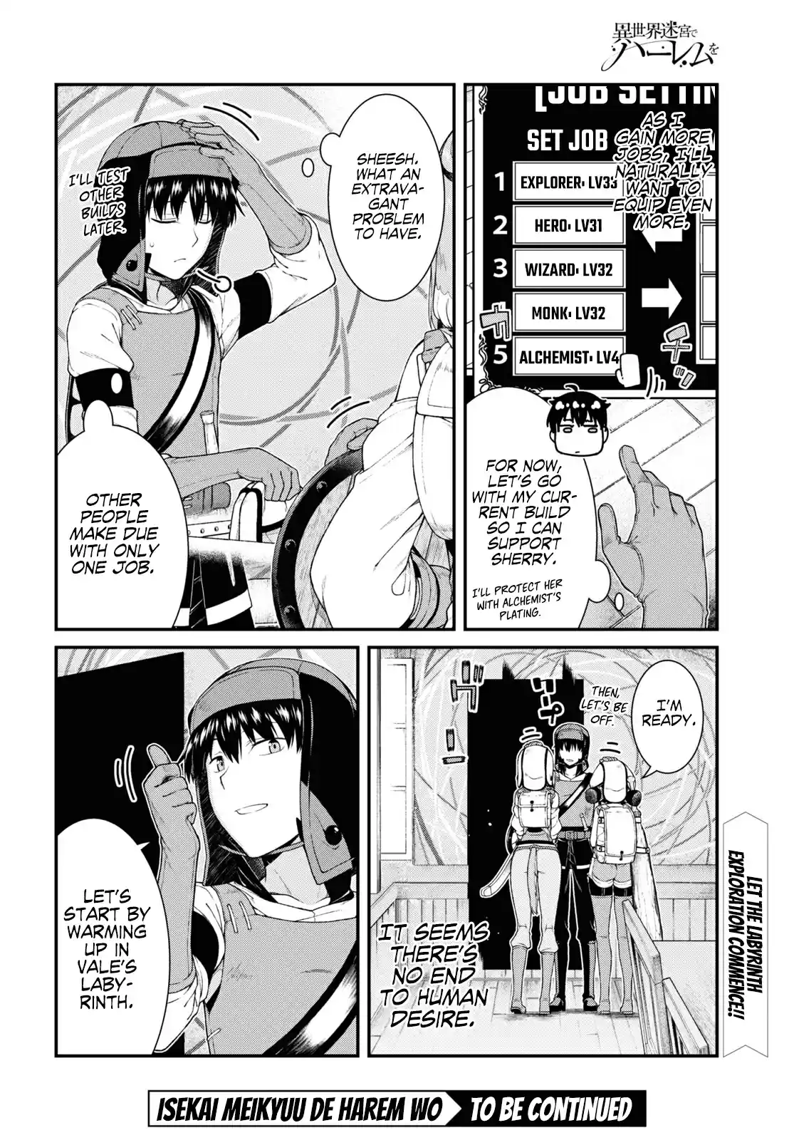 Isekai Meikyuu de Harem wo Ch. 44 Never Give Up (3)