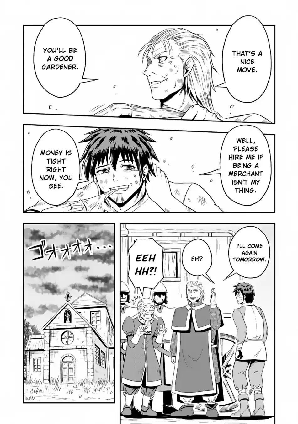 Isekai ni Tobasareta Ossan wa Doko e Iku? Ch. 13 Ossan Ploughing Fields in The Other World