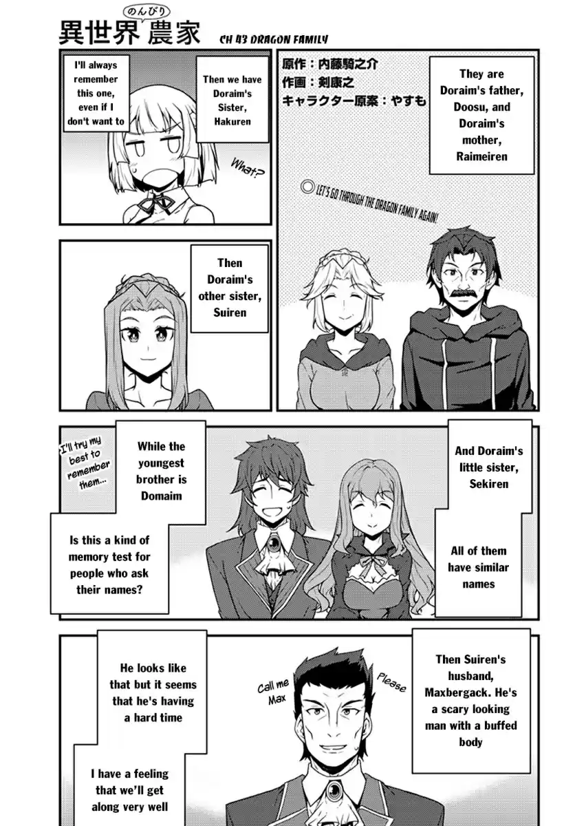 Isekai Nonbiri Nouka Ch. 42 Dragon Family