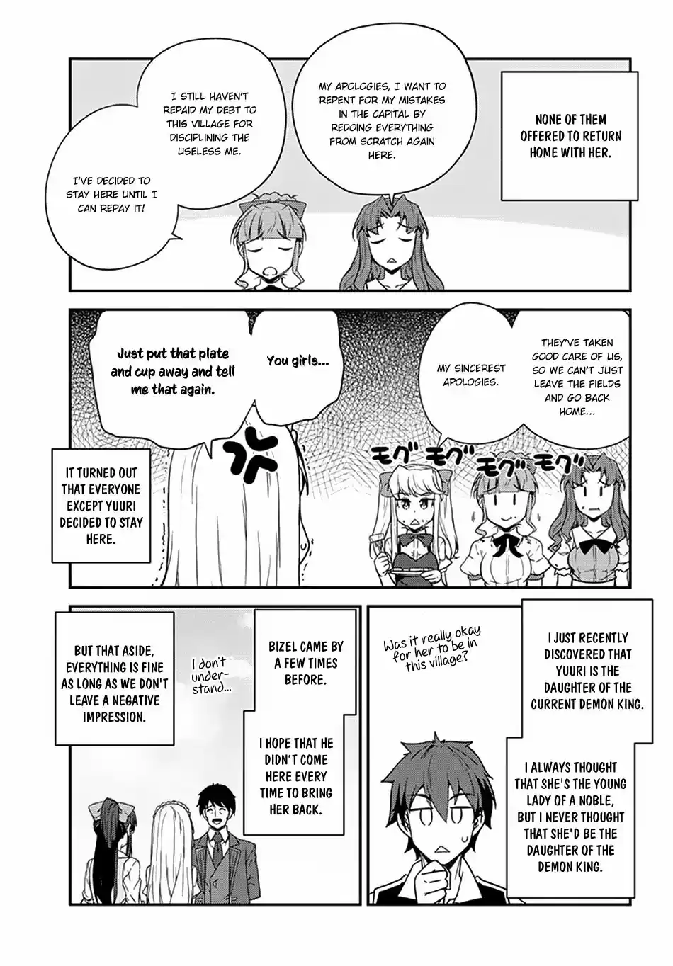 Isekai Nonbiri Nouka Ch. 50 Yuuri Returns Home.