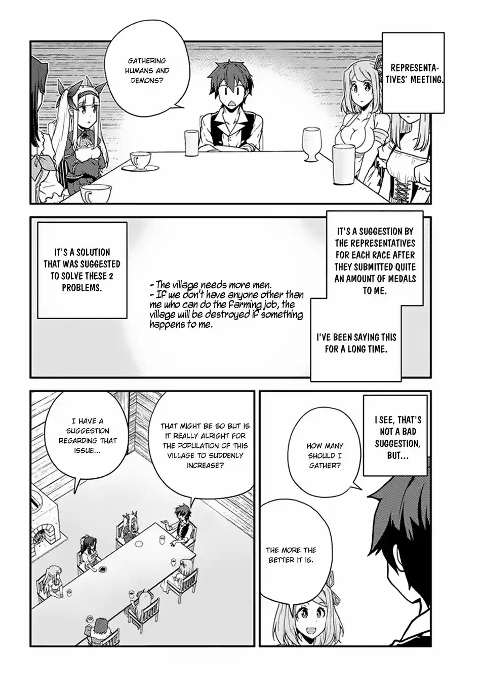 Isekai Nonbiri Nouka Ch. 57 Village Gathering Plan