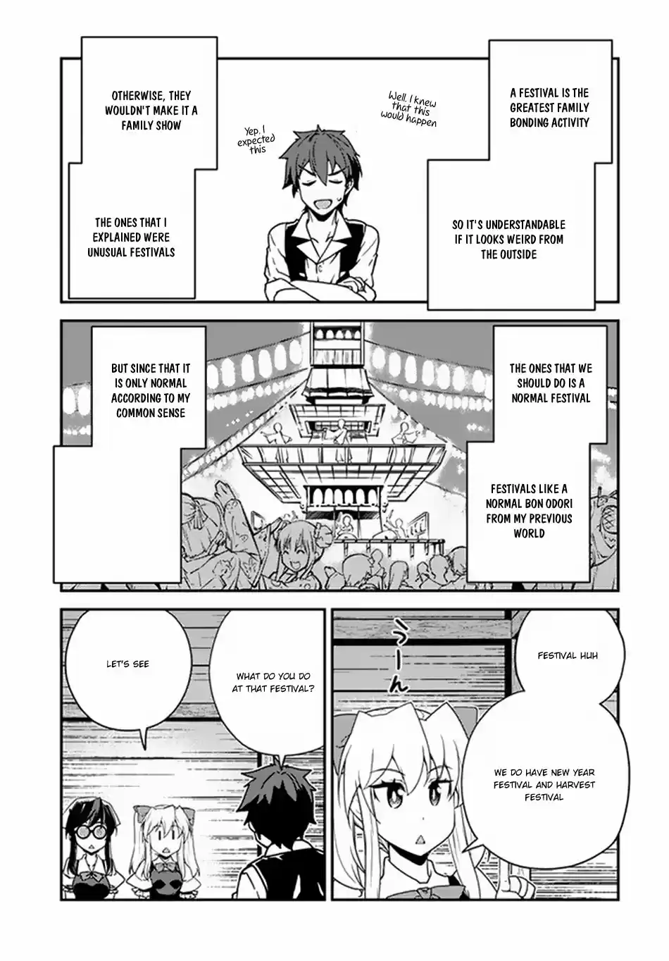 Isekai Nonbiri Nouka Ch. 59 Festival Committee Members and Music Instruments PT1