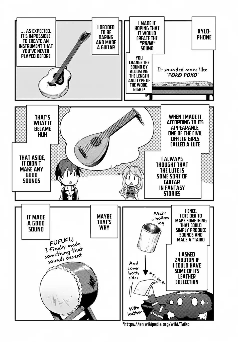 Isekai Nonbiri Nouka Ch. 60 Festival Committee Members and Music Instruments PT1