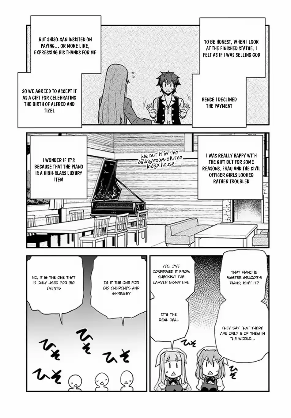 Isekai Nonbiri Nouka Ch. 62 Church and Piano