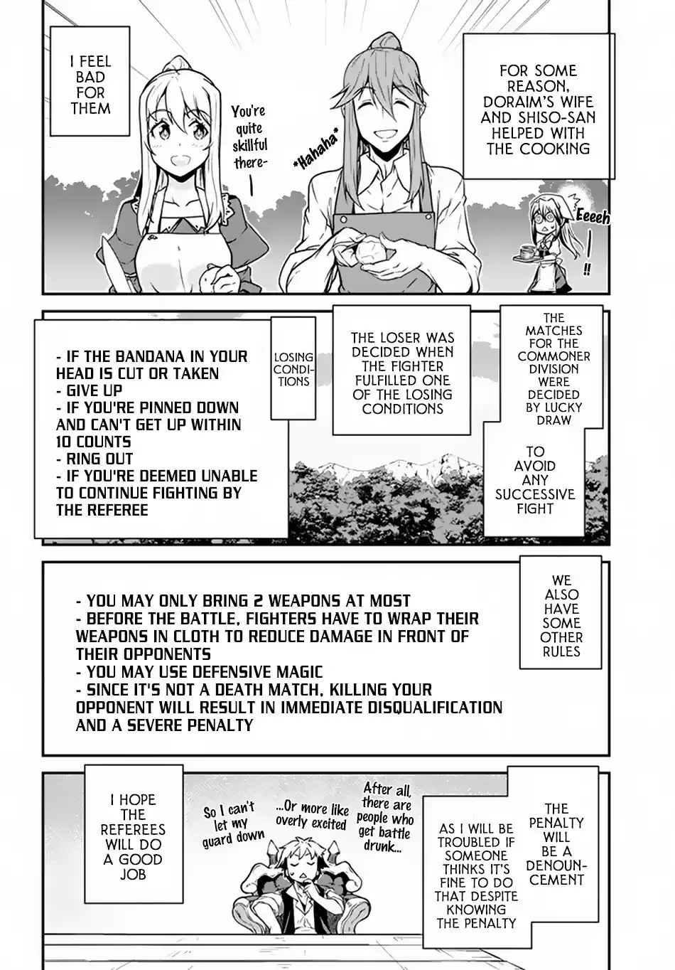 Isekai Nonbiri Nouka Ch. 70 Martial Art Tournament – Commoner Division