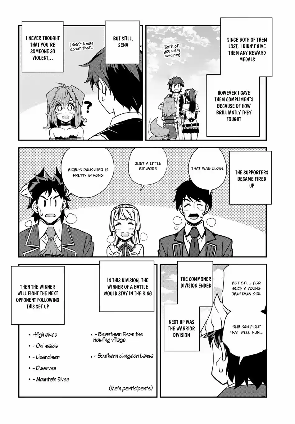 Isekai Nonbiri Nouka Ch. 71 Martial Art Tournament Warrior Division