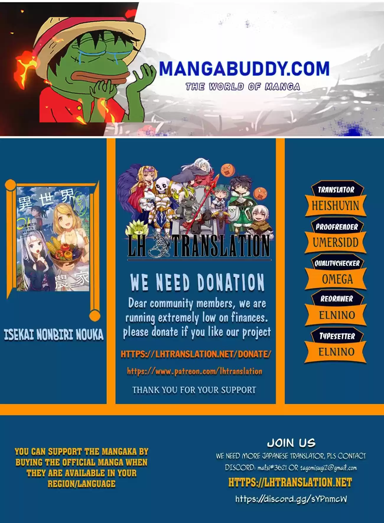 Isekai Nonbiri Nouka Chapter 156