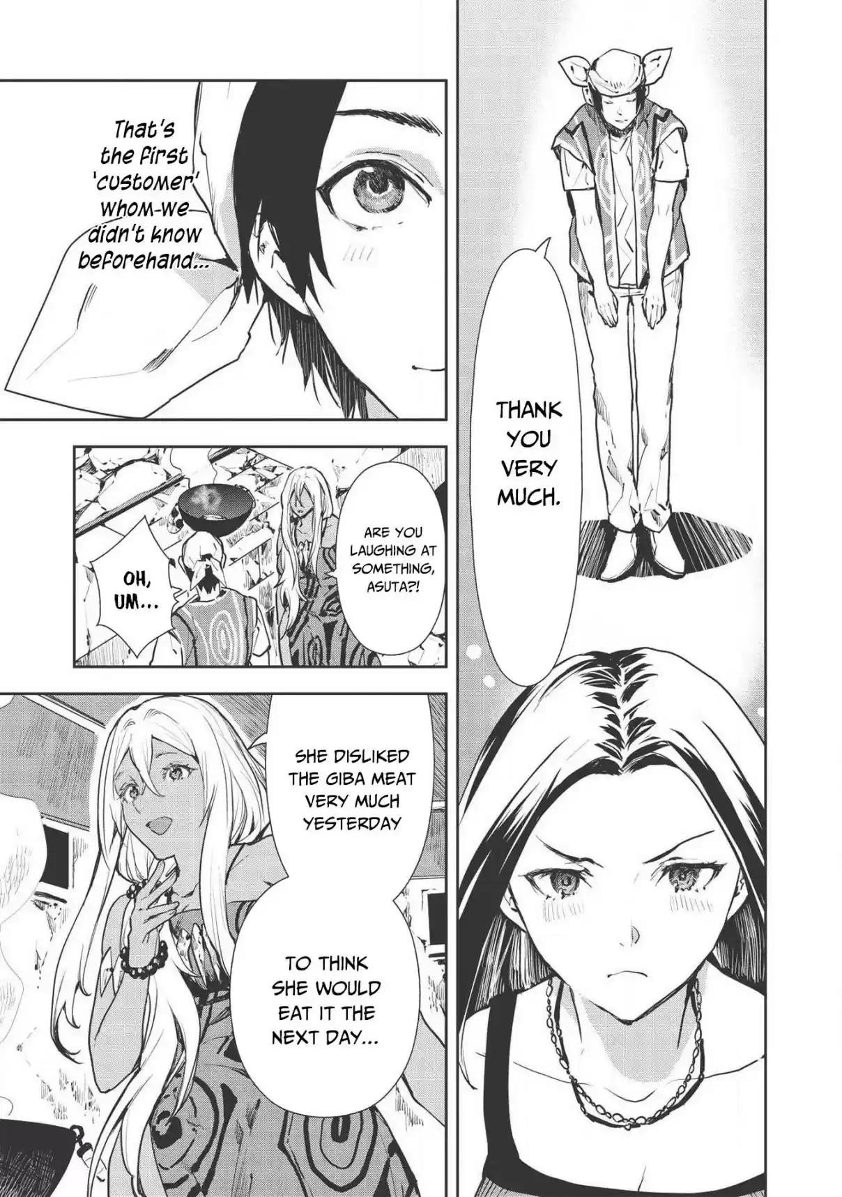 Isekai Ryouridou Ch. 27 Our First Customer