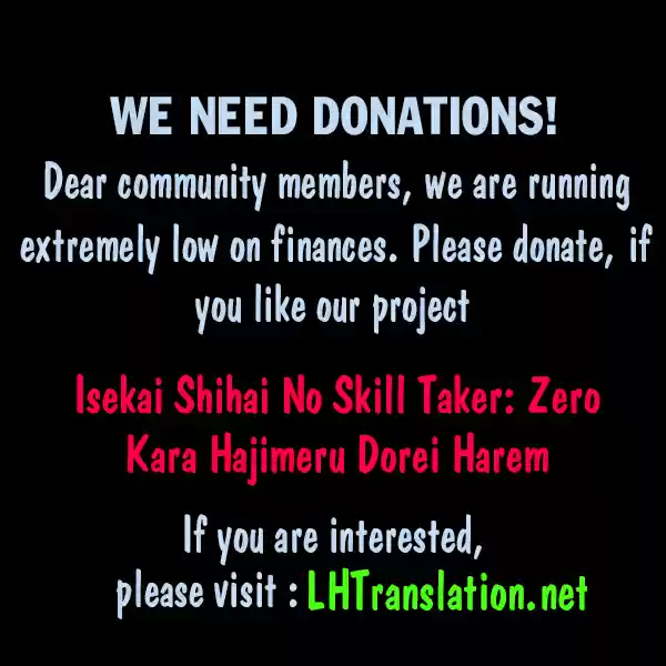 Isekai Shihai no Skill Taker: Zero kara Hajimeru Dorei Harem Vol. 5 Ch. 34