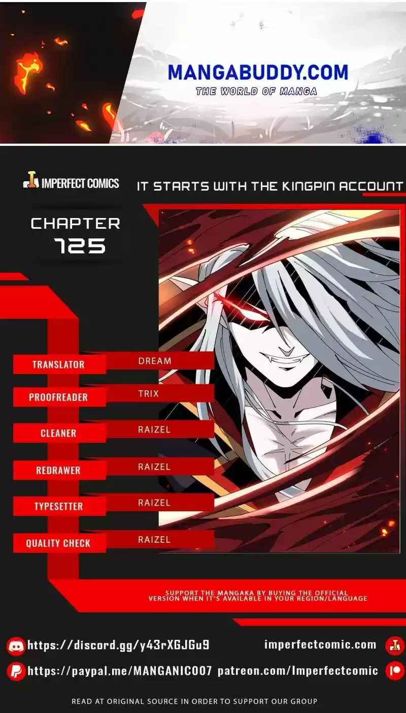 It Starts With A Kingpin Account Chapter 125