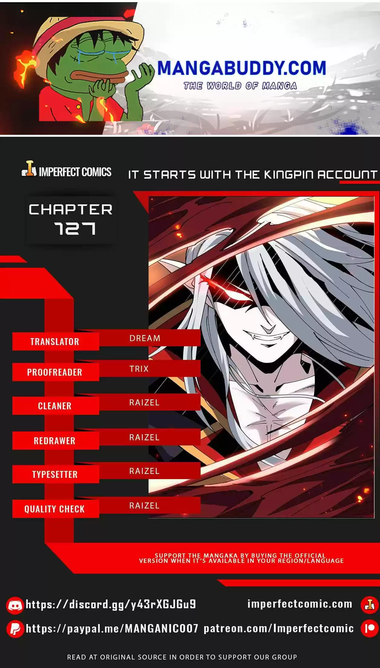 It Starts With A Kingpin Account Chapter 127