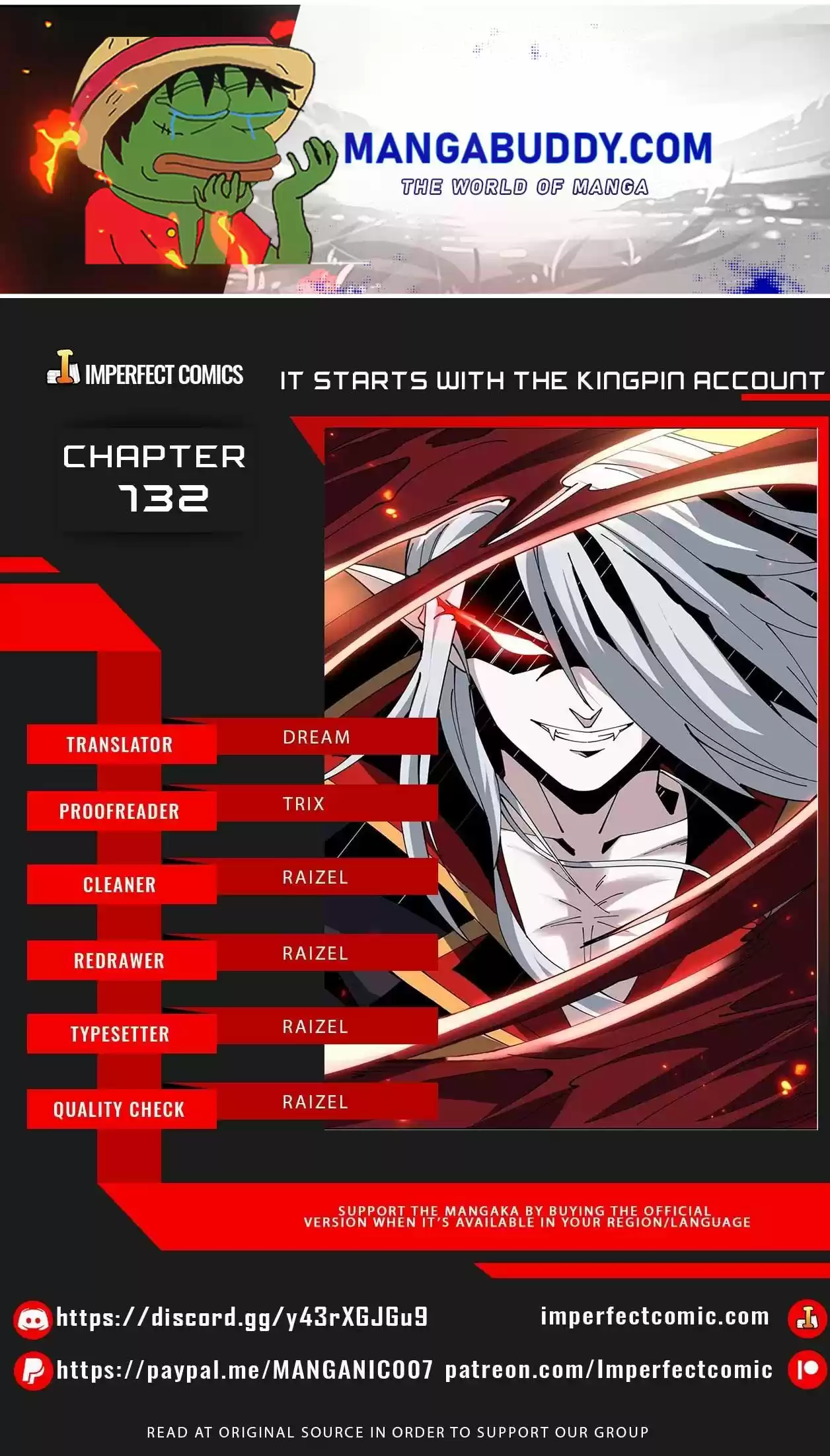 It Starts With A Kingpin Account Chapter 132