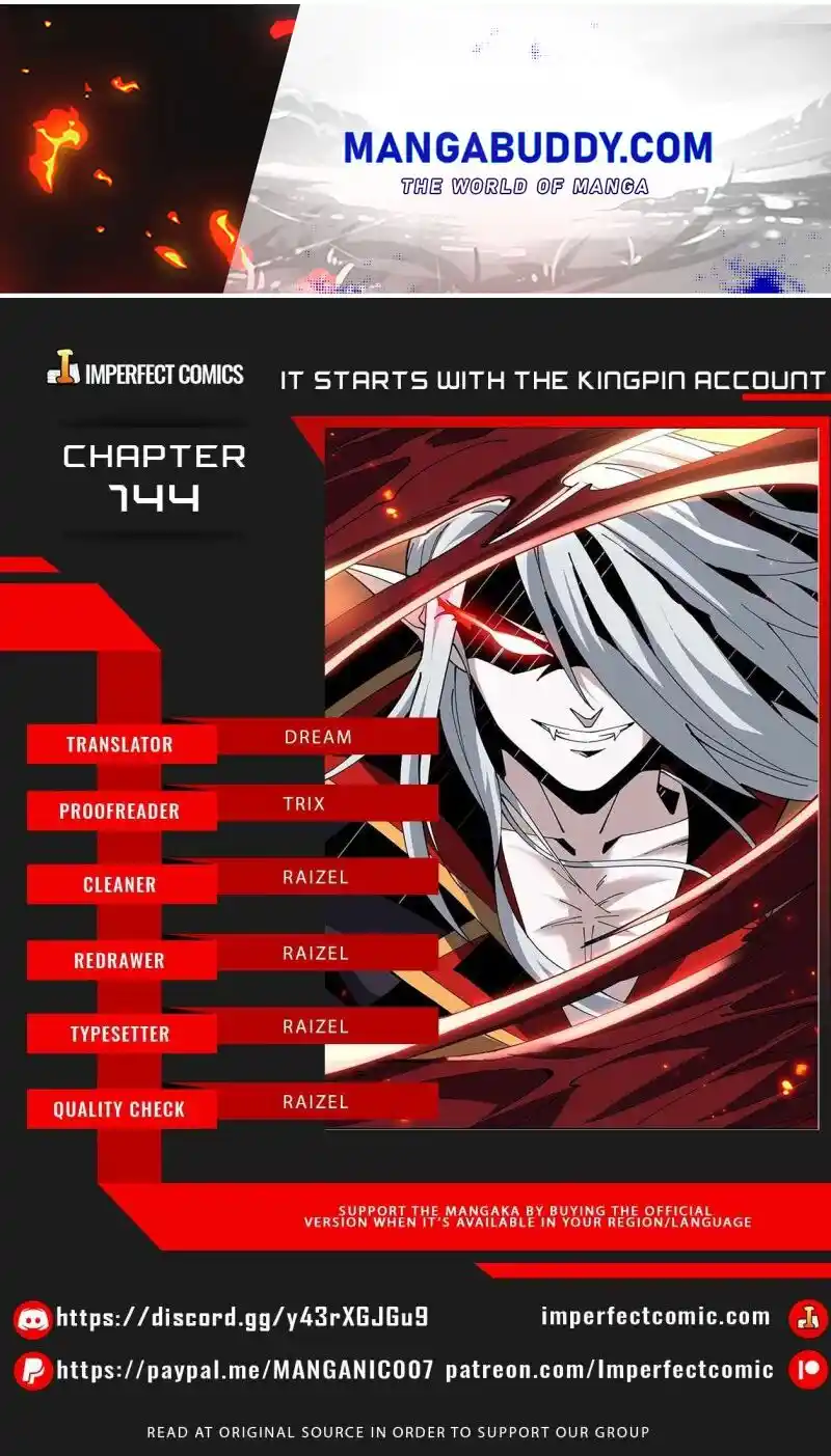 It Starts With A Kingpin Account Chapter 144