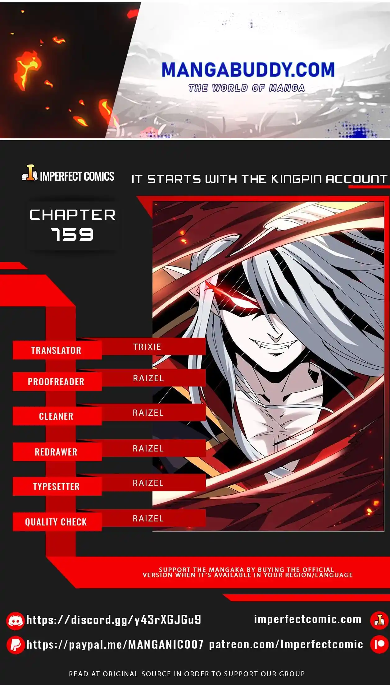 It Starts With A Kingpin Account Chapter 159