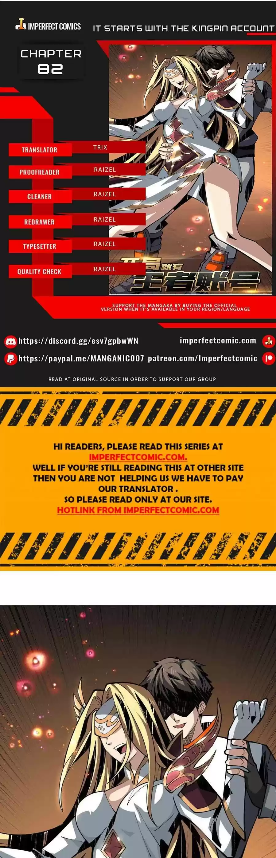 It Starts With A Kingpin Account Chapter 82