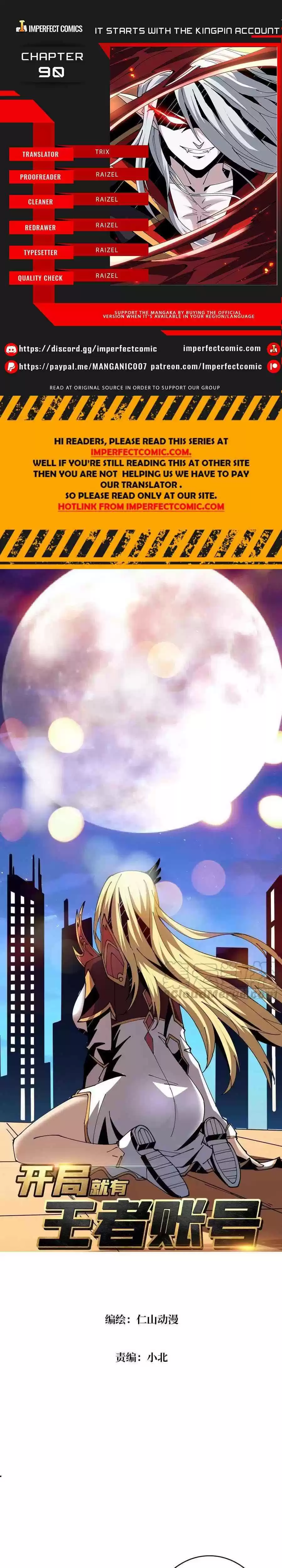 It Starts With A Kingpin Account Chapter 90