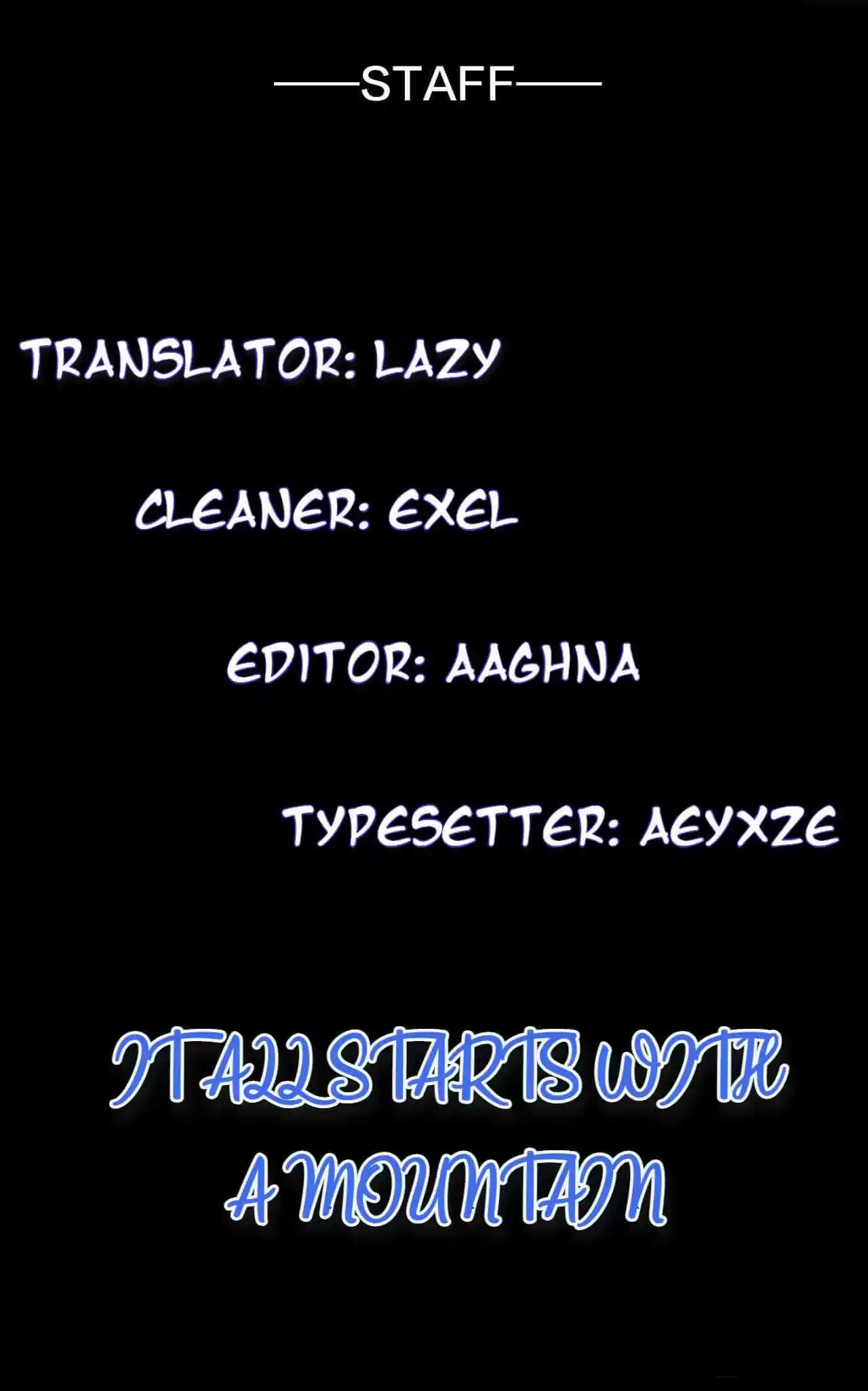 It Starts With A Mountain Chapter 19