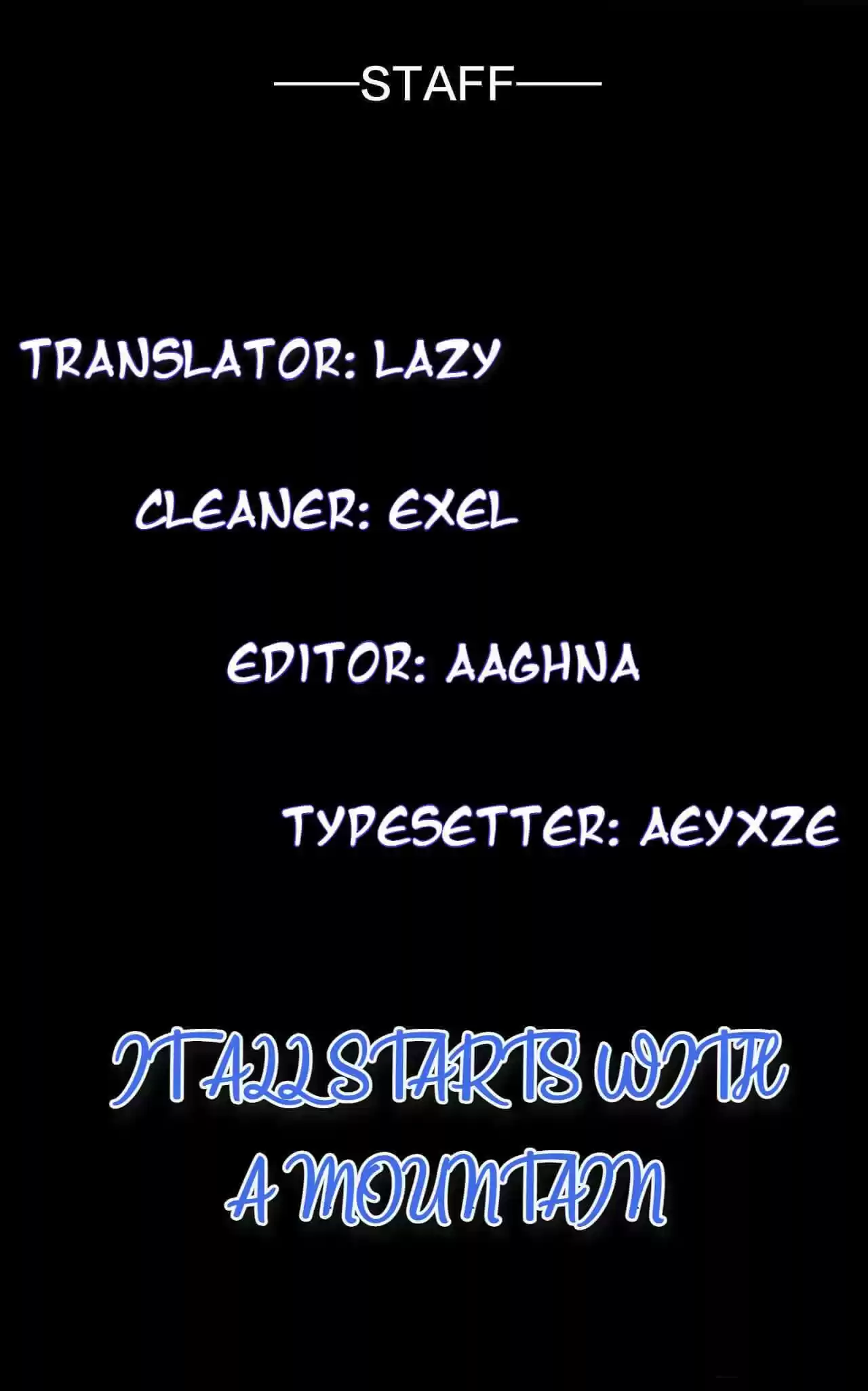 It Starts With A Mountain Chapter 20