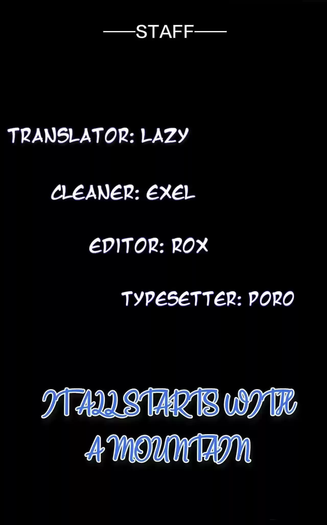 It Starts With A Mountain Chapter 24