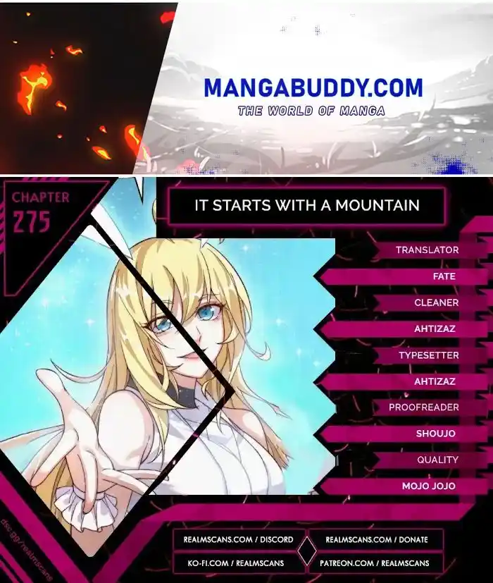 It Starts With A Mountain Chapter 275