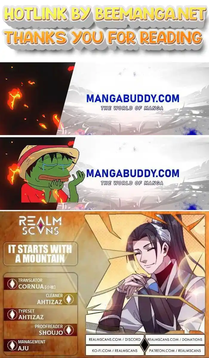 It Starts With A Mountain Chapter 295.1