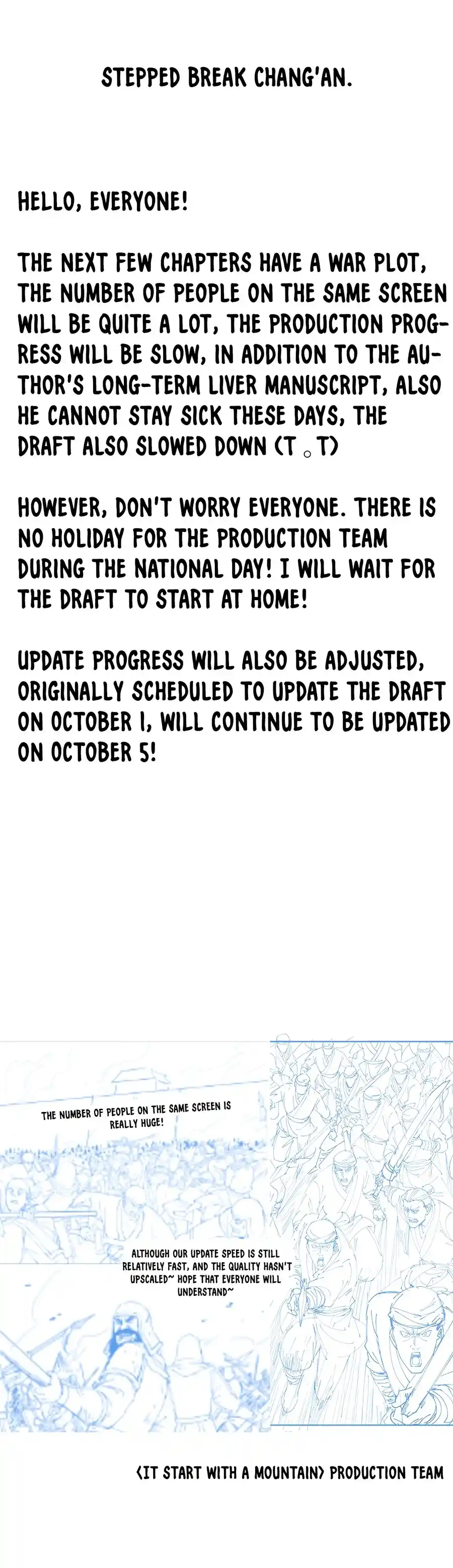 It Starts With A Mountain Chapter 427