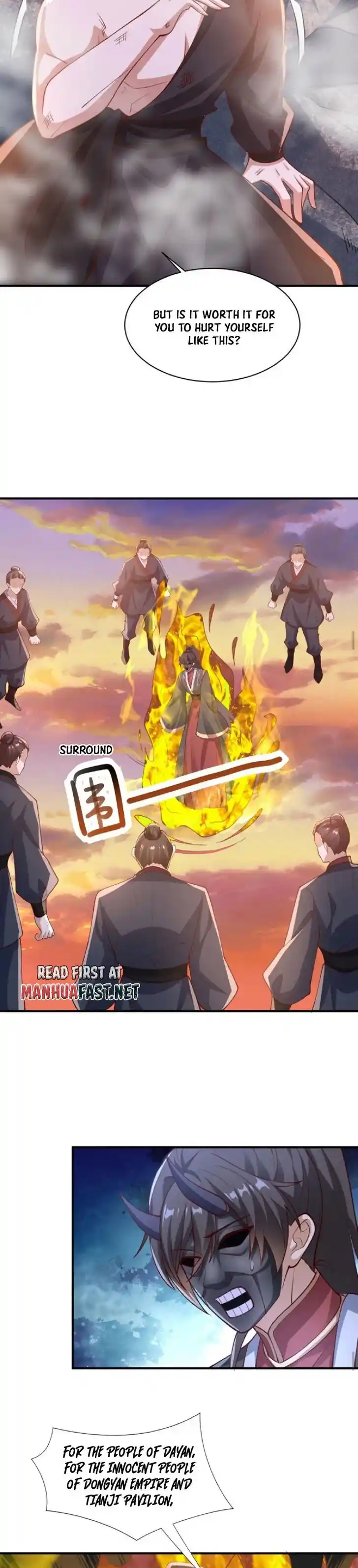 It's Over! The Queen's Soft Rice Husband Is Actually Invincible Ch.129