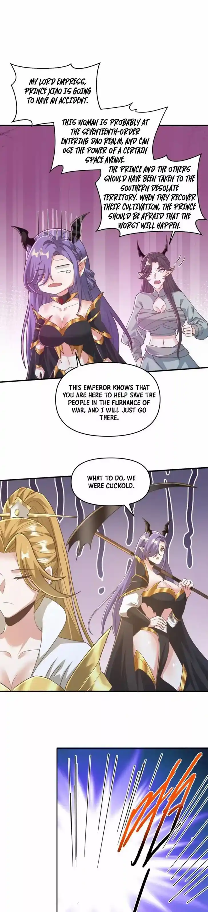 It's Over! The Queen's Soft Rice Husband Is Actually Invincible Ch.134