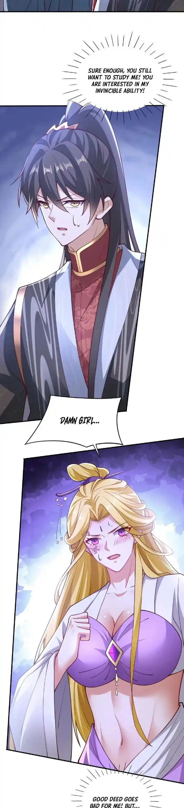 It's Over! The Queen's Soft Rice Husband Is Actually Invincible Ch.136