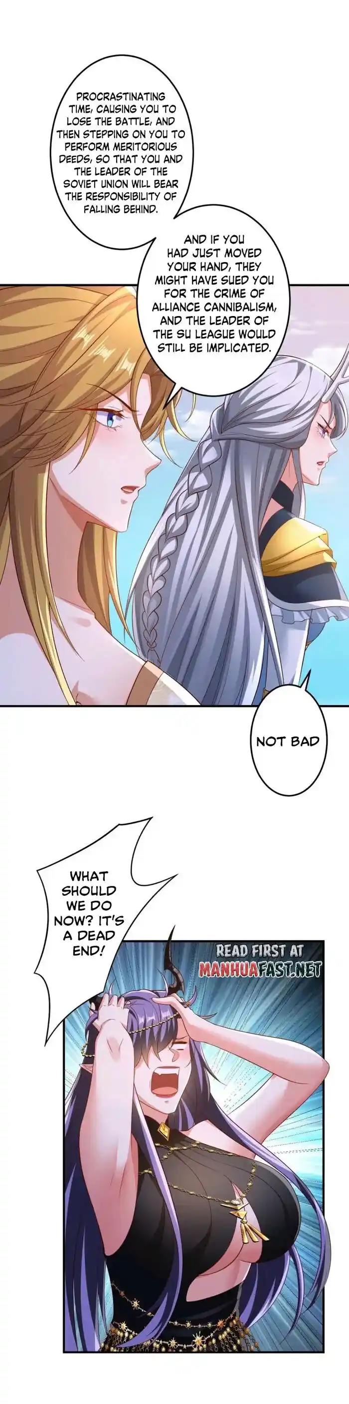 It's Over! The Queen's Soft Rice Husband Is Actually Invincible Ch.219